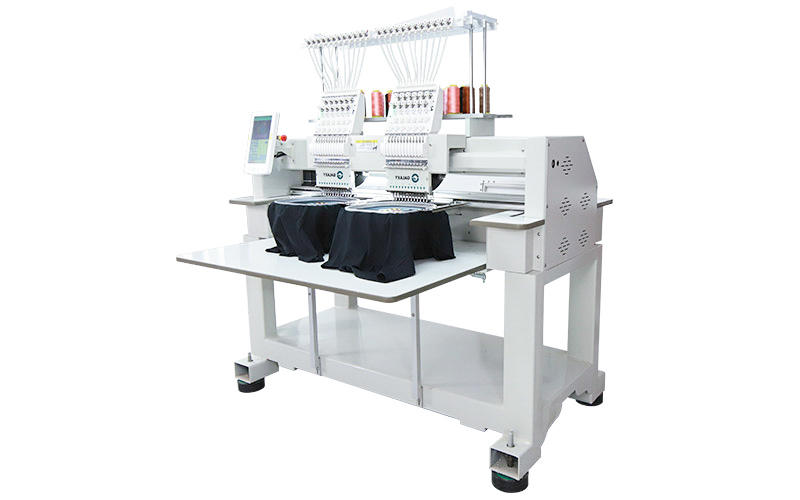 G1202A Two heads cap t-shirts embroidery machine twin heads