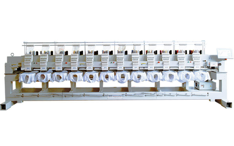 G1210A ten heads tubular embroidery machine 8 heads