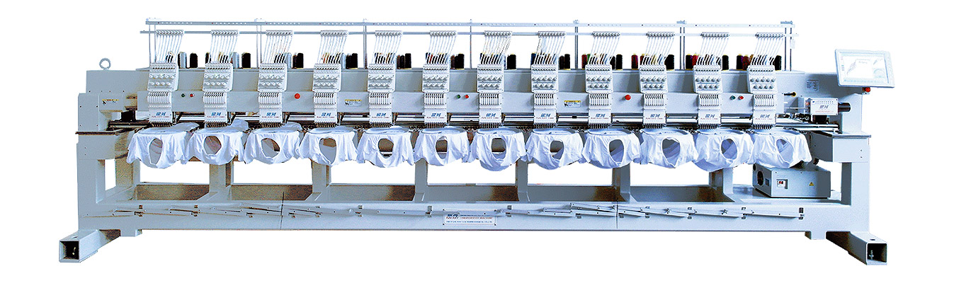 G1210A ten heads tubular embroidery machine 8 heads