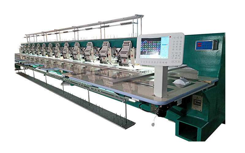 Flat and cording taping embroidery machine