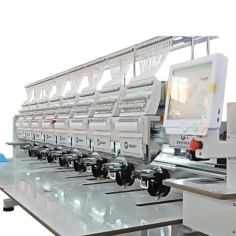G1208A eight heads flat and caps embroidery machine 8 heads
