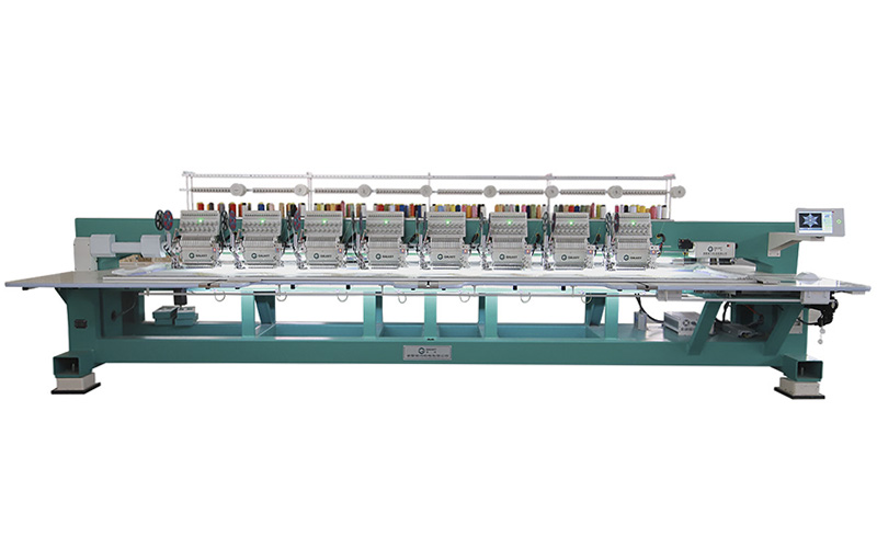 High speed flat embroidery machine