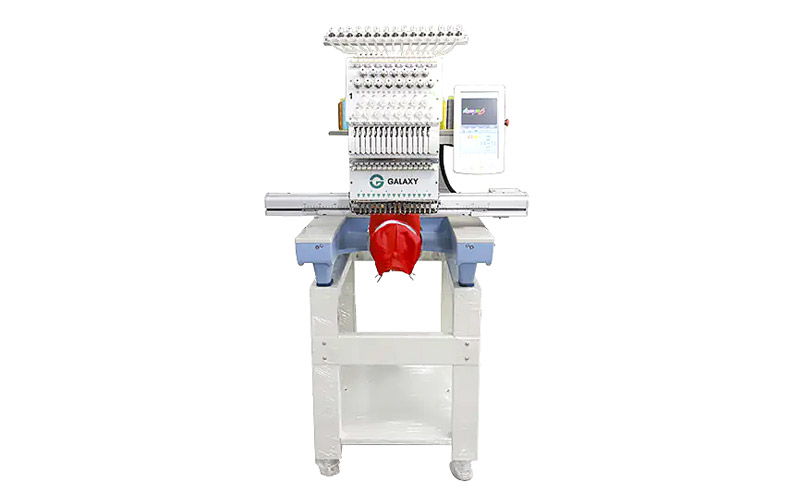 How fast does the single head cap T-shirts garments shoes tubular embroidery machine embroider?