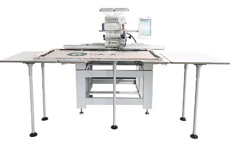 What are the advantages of using one head big size embroidery machine open frame?